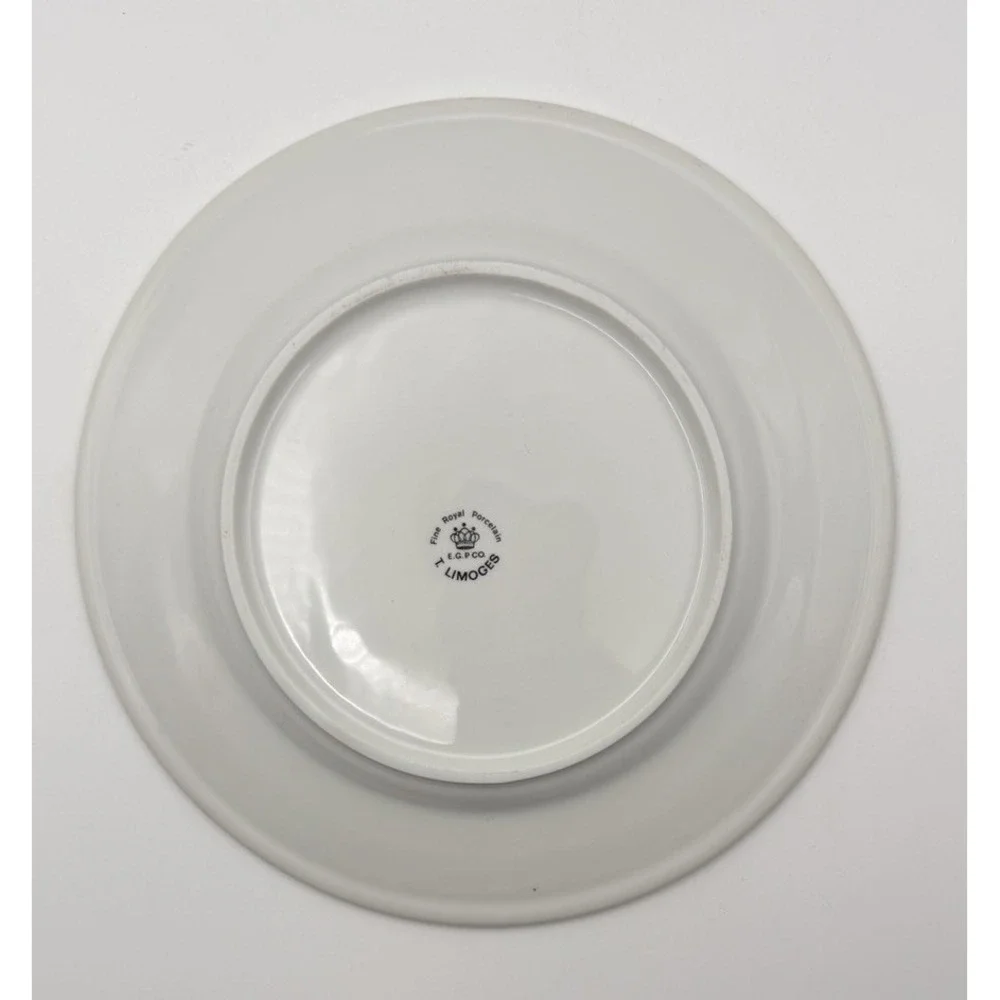 Set of 3 Limoges Egyptian Revival Decorative Plates 7.5